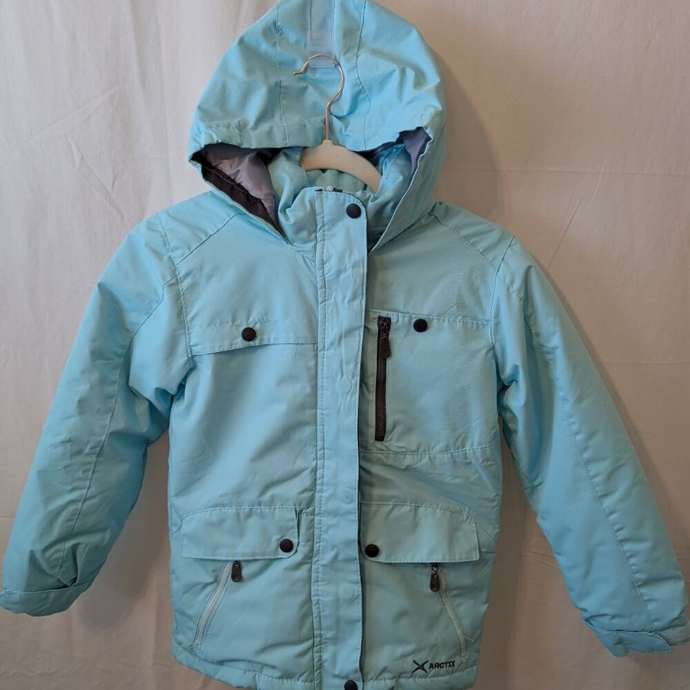 Arctix Insulated Jacket. Light blue (Island Azure) color, size S